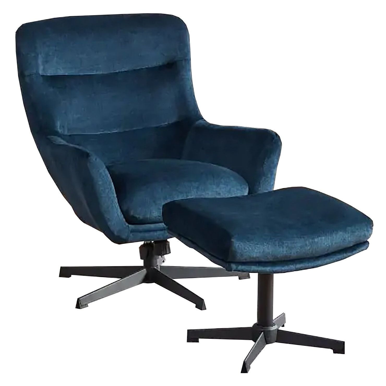 Isla Swivel Recliner with Footstool