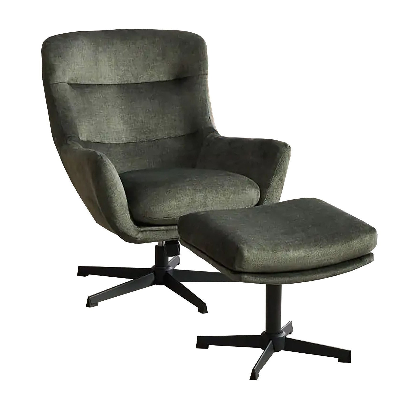Isla Swivel Recliner with Footstool
