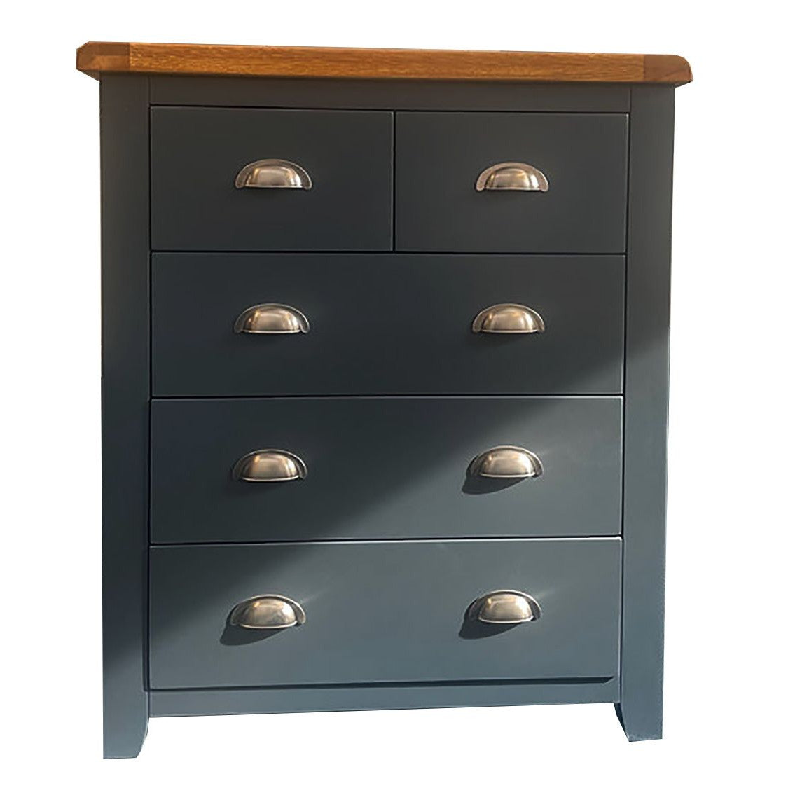 Capri Dark Oak 4 Drawer Tall Chest