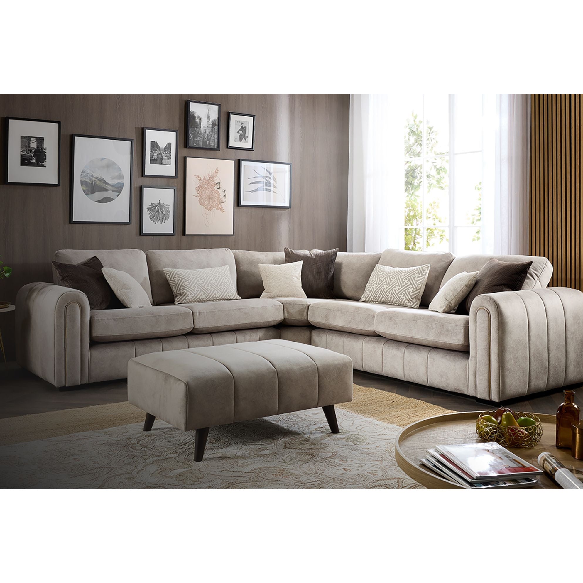 Glamour Corner Sofa (2 Corner 2)