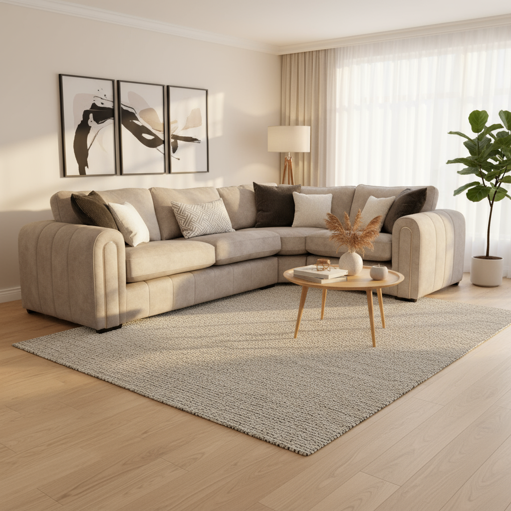 Glamour Corner Sofa (2 Corner 1)