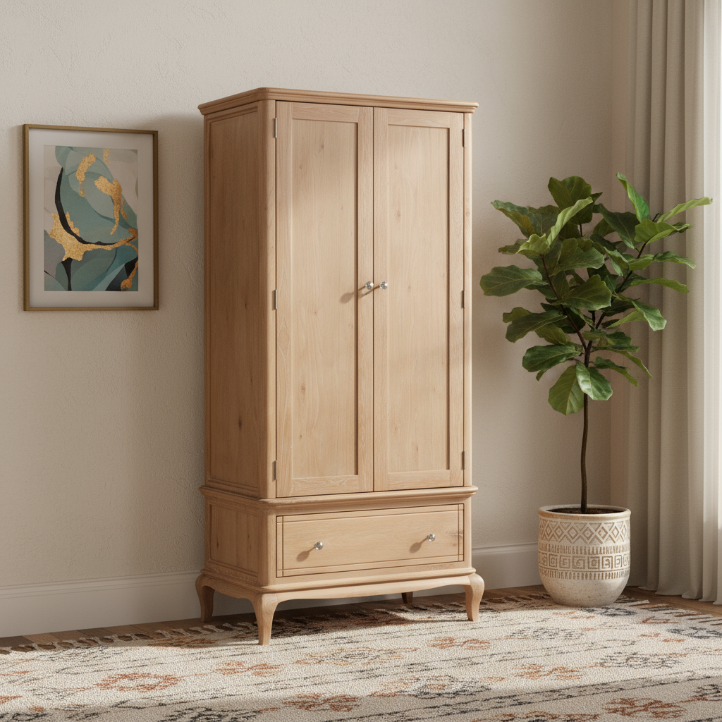 Seine Oak Wardrobe