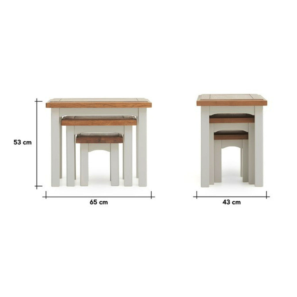 Eden Oak Nest of Tables