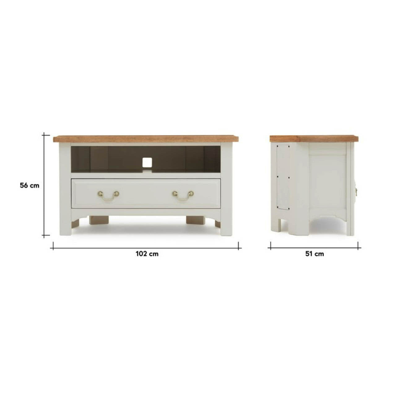 Eden Oak Corner TV Unit