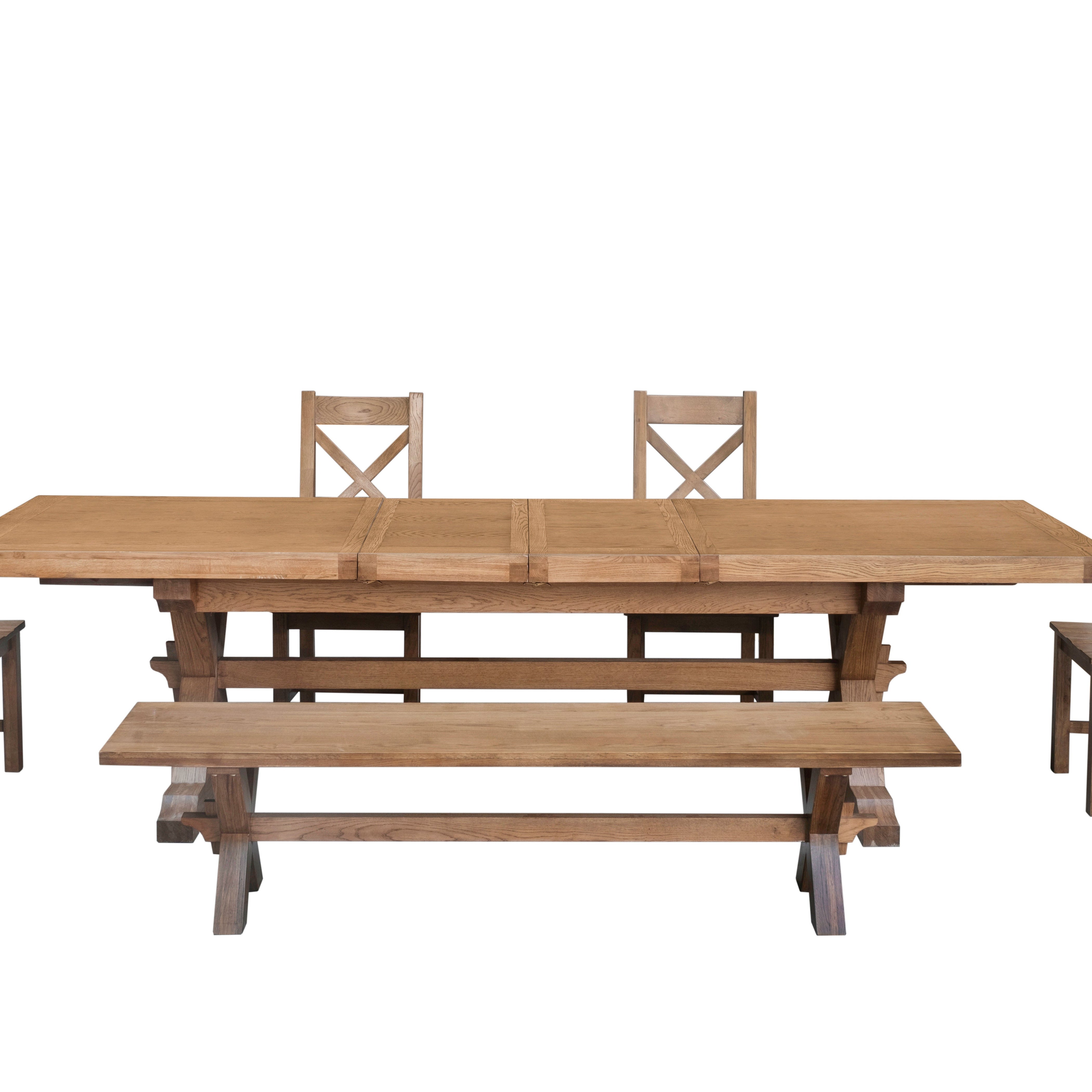 Siam X Back Oak Dining Chair