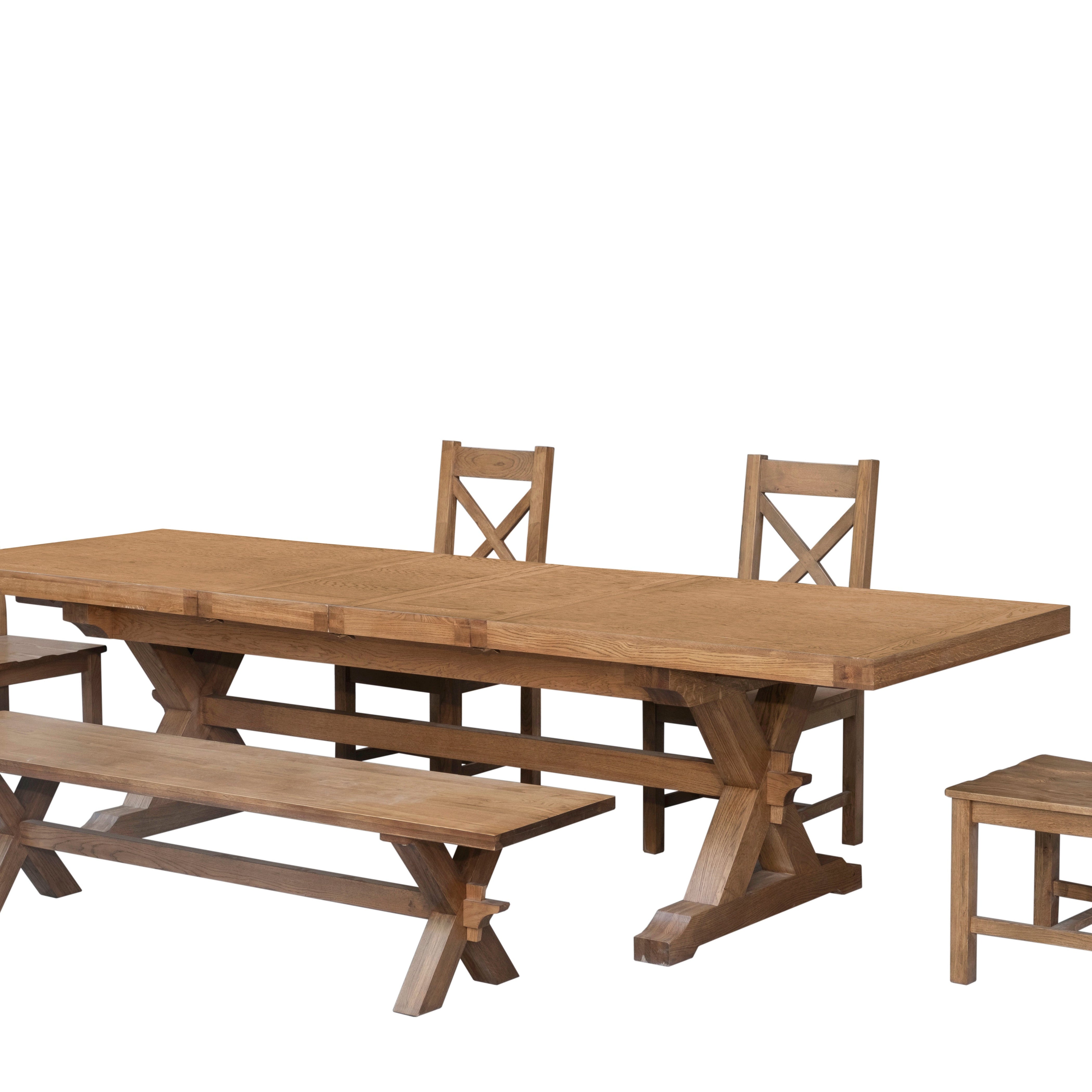 Siam X Back Oak Dining Chair