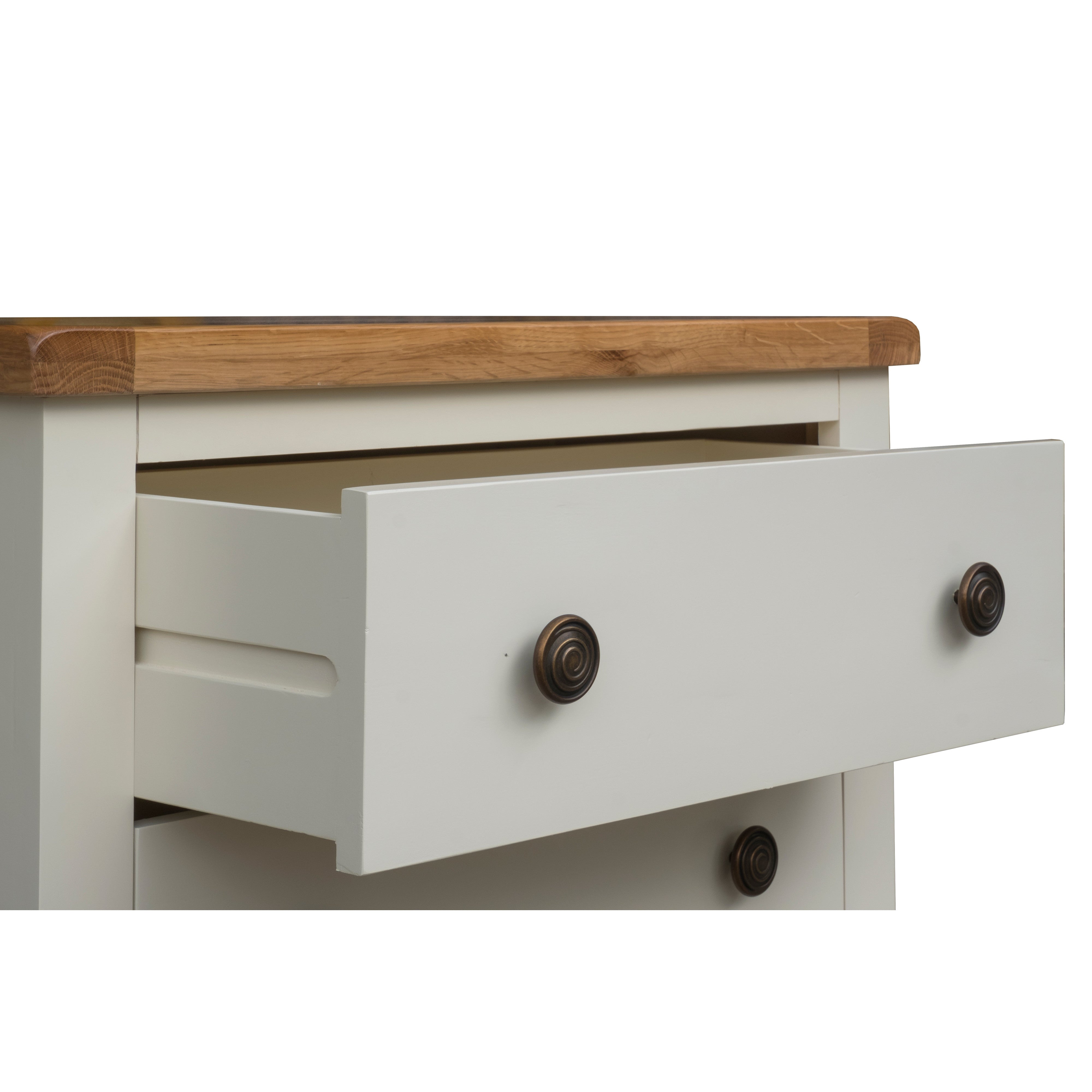 Skellig Oak 4 Drawer Tall Chest
