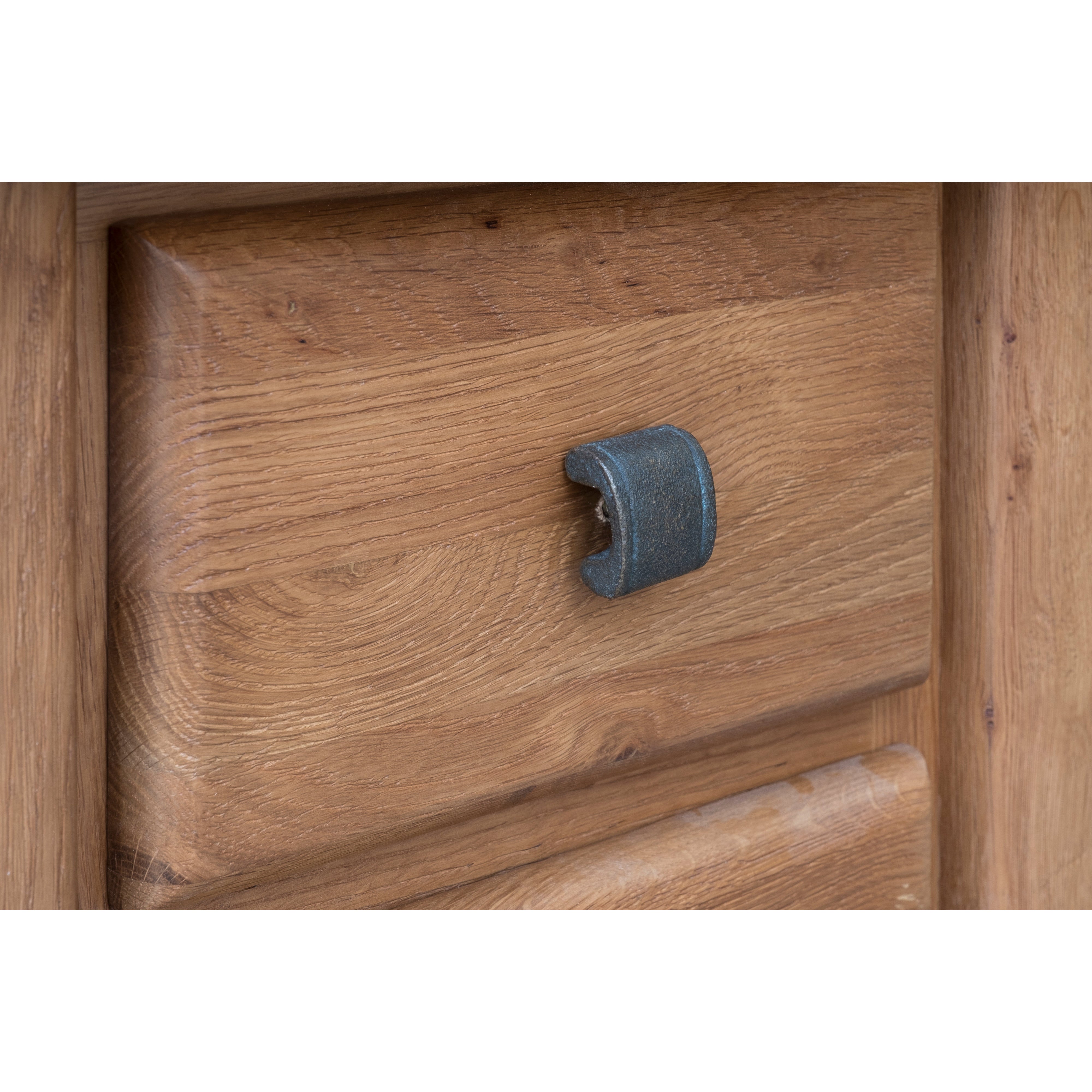 Providence Oak 3 Drawer Bedside Locker