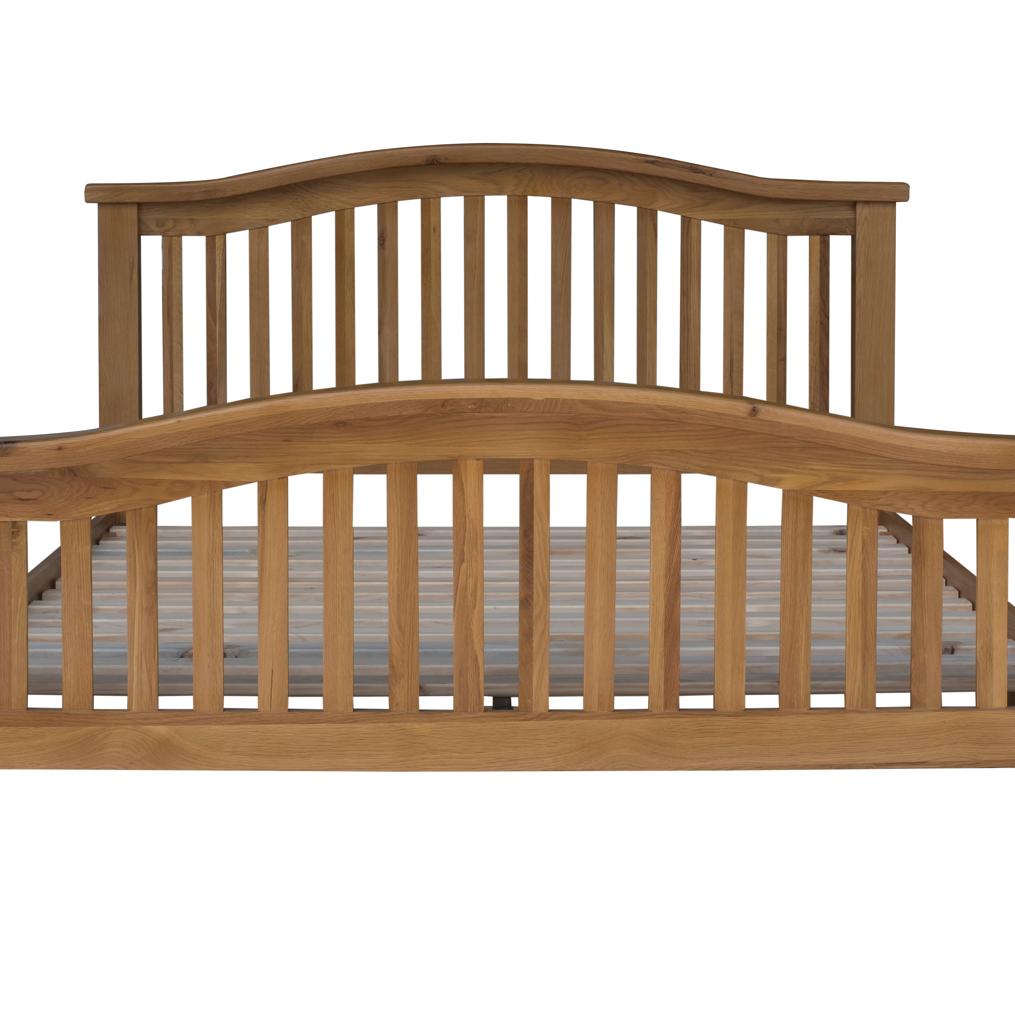 Saoirse Oak Curved Bed Frame