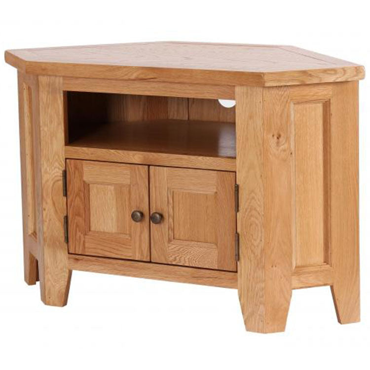 Saoirse Oak Corner TV Unit