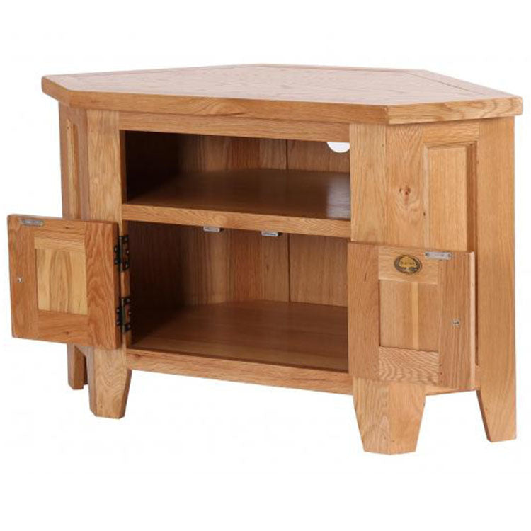 Saoirse Oak Corner TV Unit