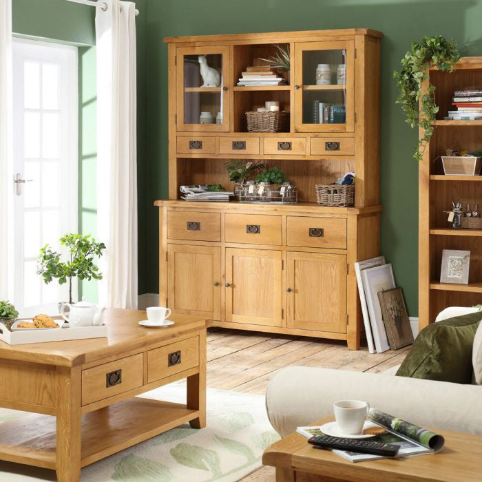 Saoirse Oak Buffet Hutch (Top)