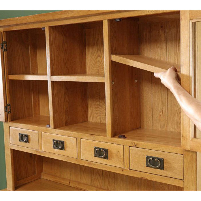 Saoirse Oak Buffet Hutch (Top)