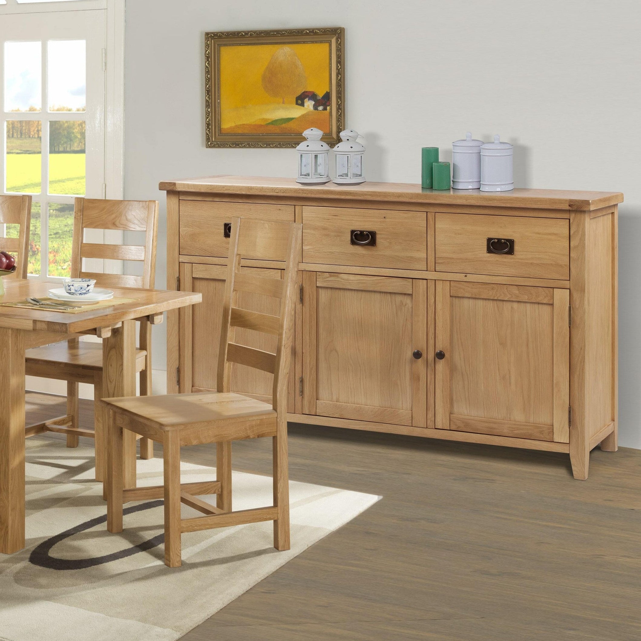 Saoirse Oak Large Sideboard