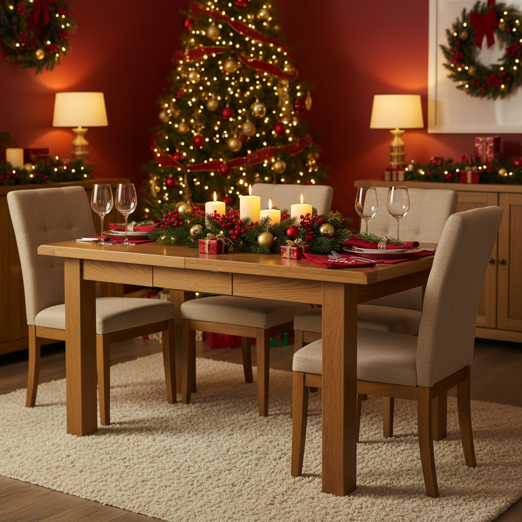 Saoirse Oak Extending Table