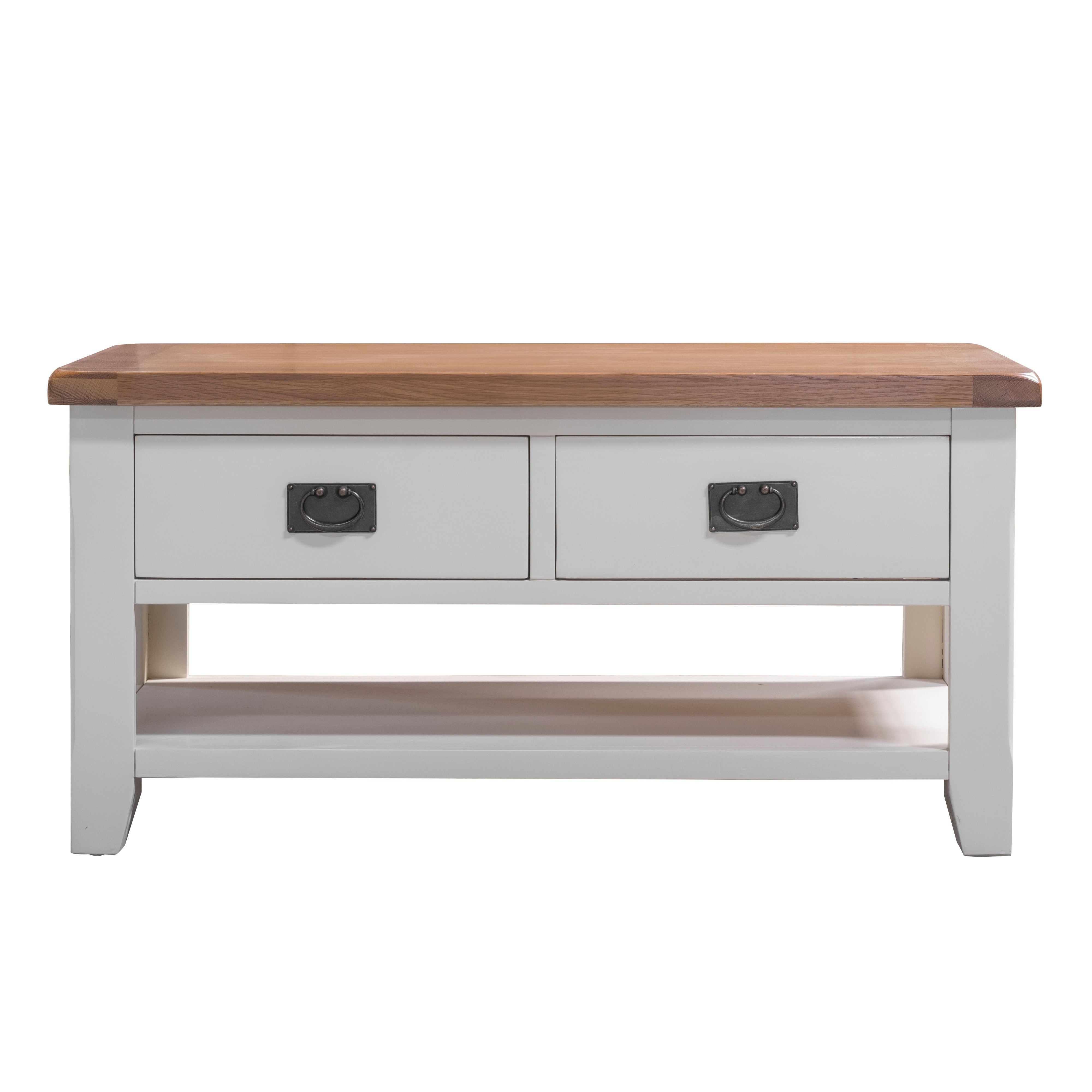 Skellig Oak Coffee Table with 2 Drawers