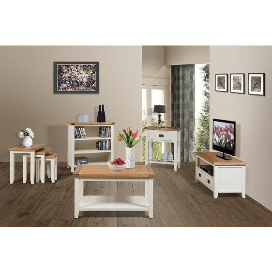 Skellig Oak Low Bookcase