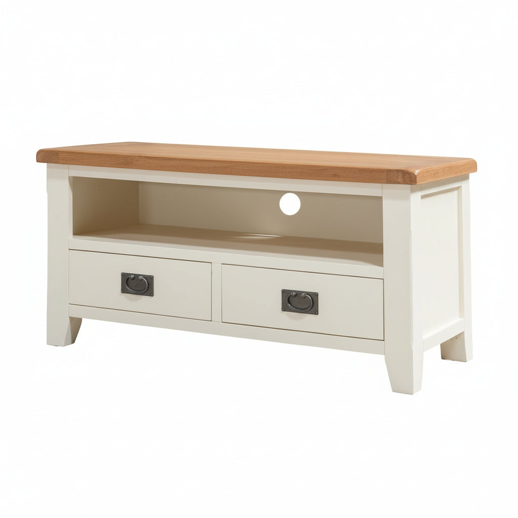 Skellig Oak Rectangular TV Unit
