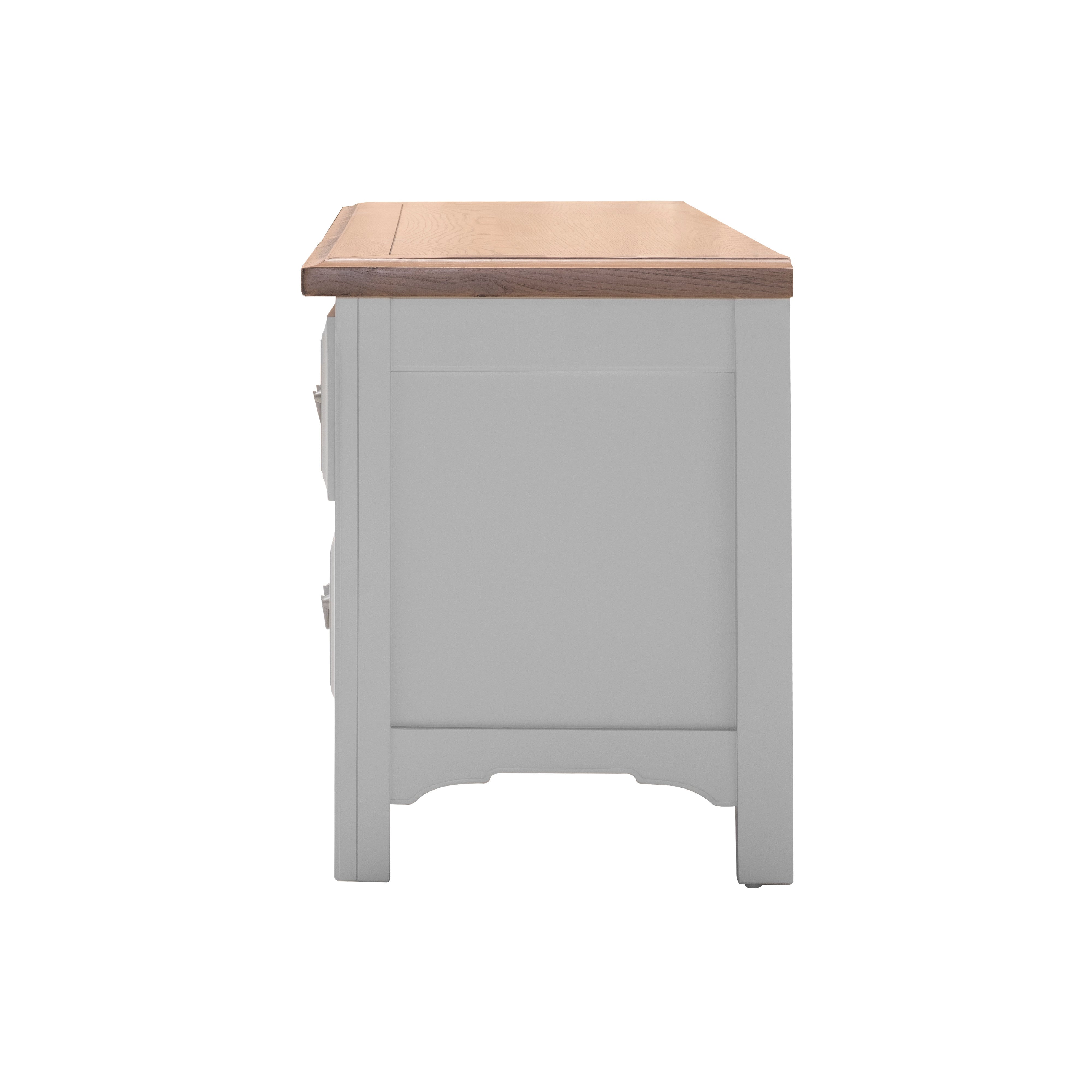 Eden Oak 2 Drawer 2 Shelf TV Unit