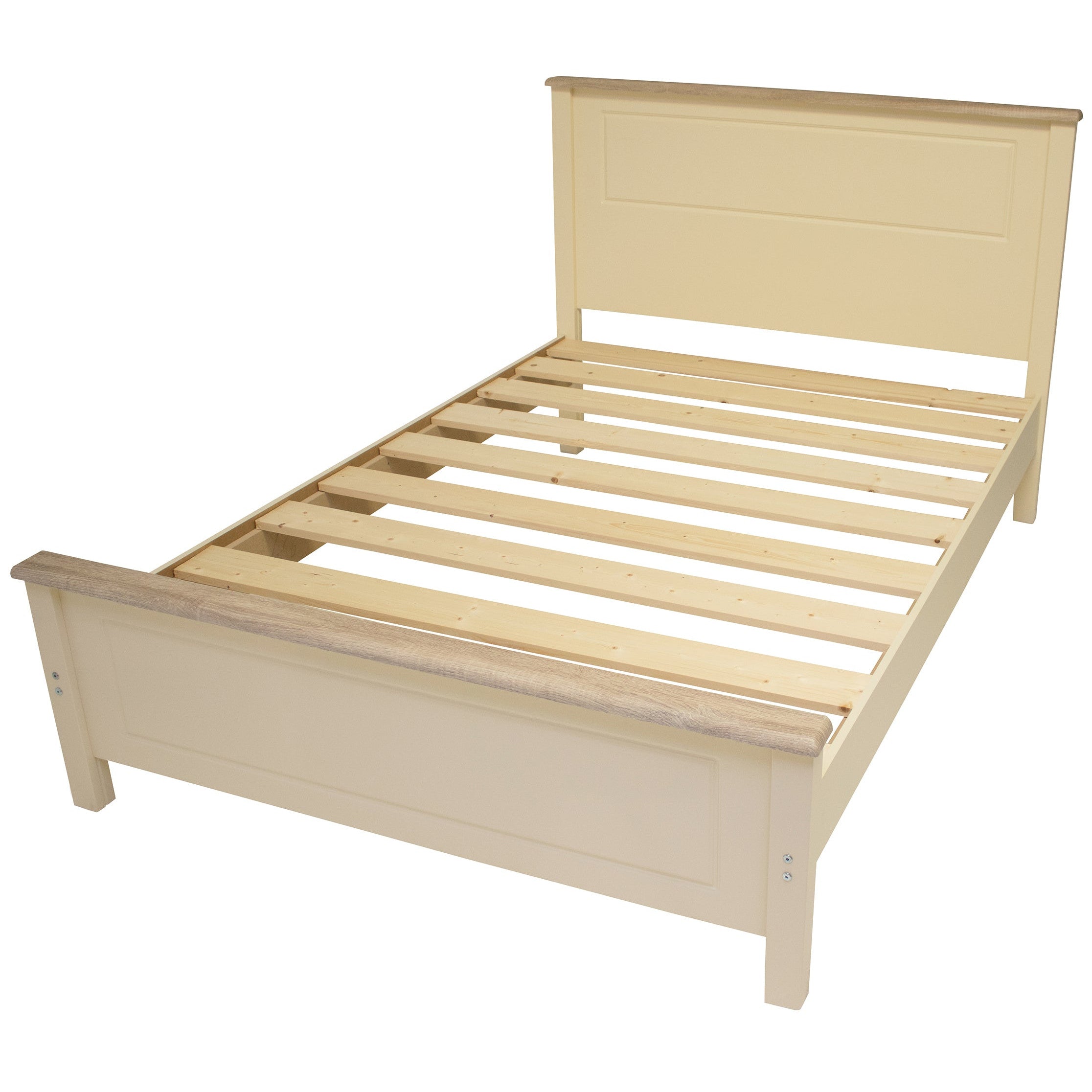Milano Cream Oak Bed Frame
