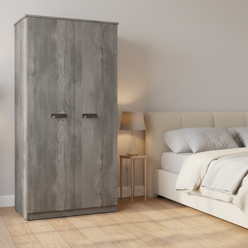 Vogue 2ft6 and 3ft Plain Wardrobe