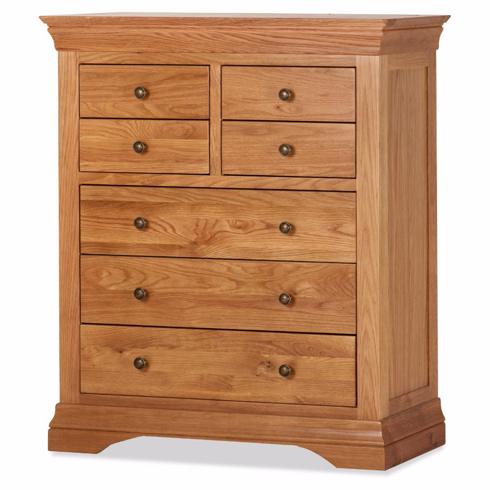 Delta Oak 3+4 Tall Chest