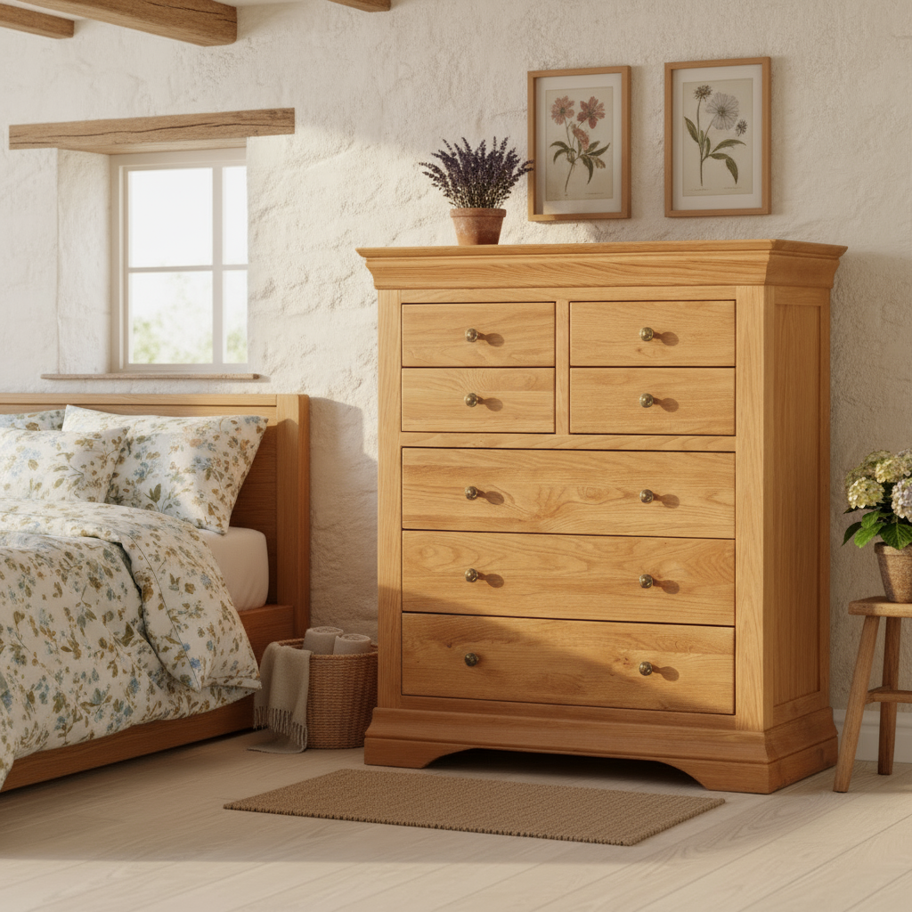 Delta Oak Tall Chest