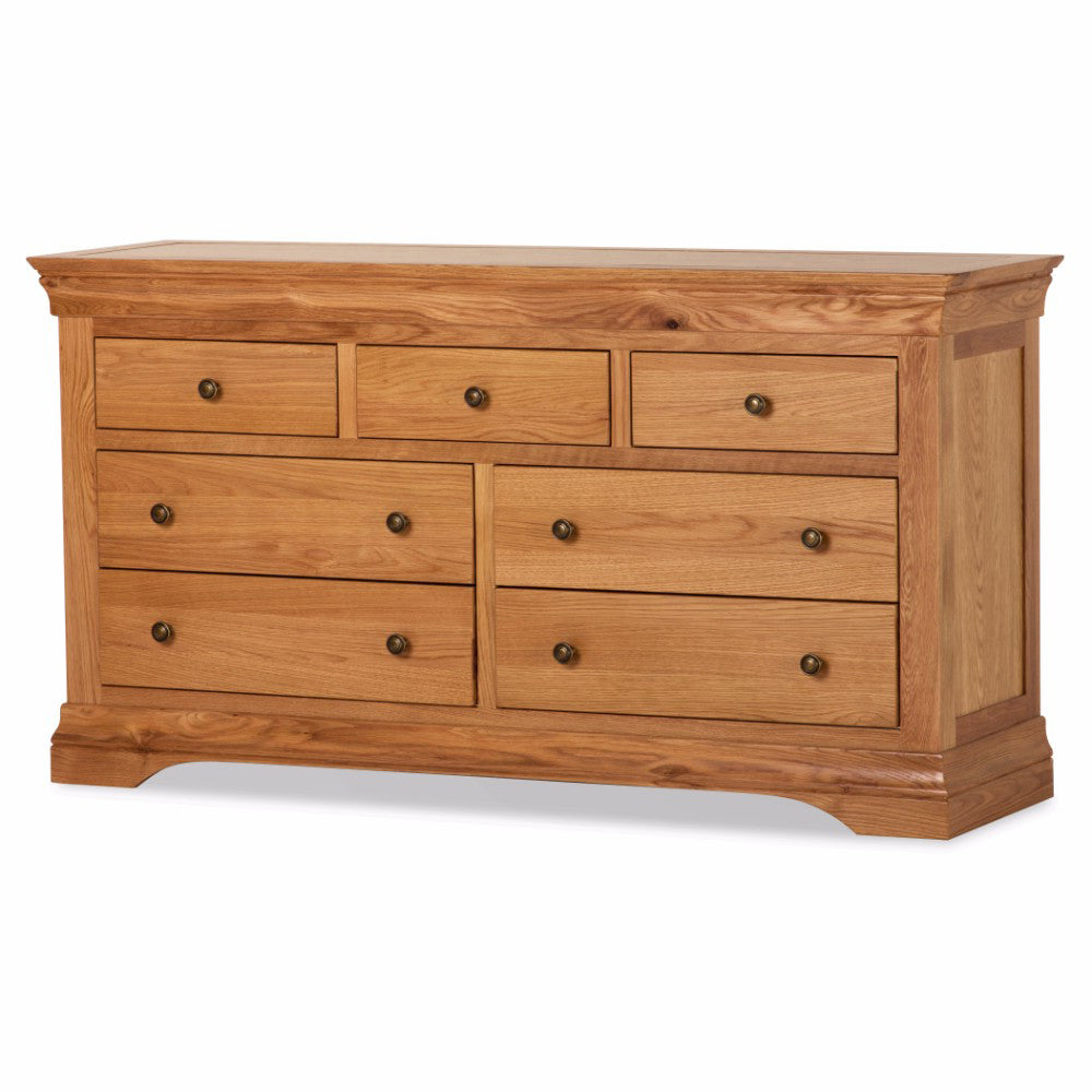 Delta 3 Over 4 Oak Wide Chest