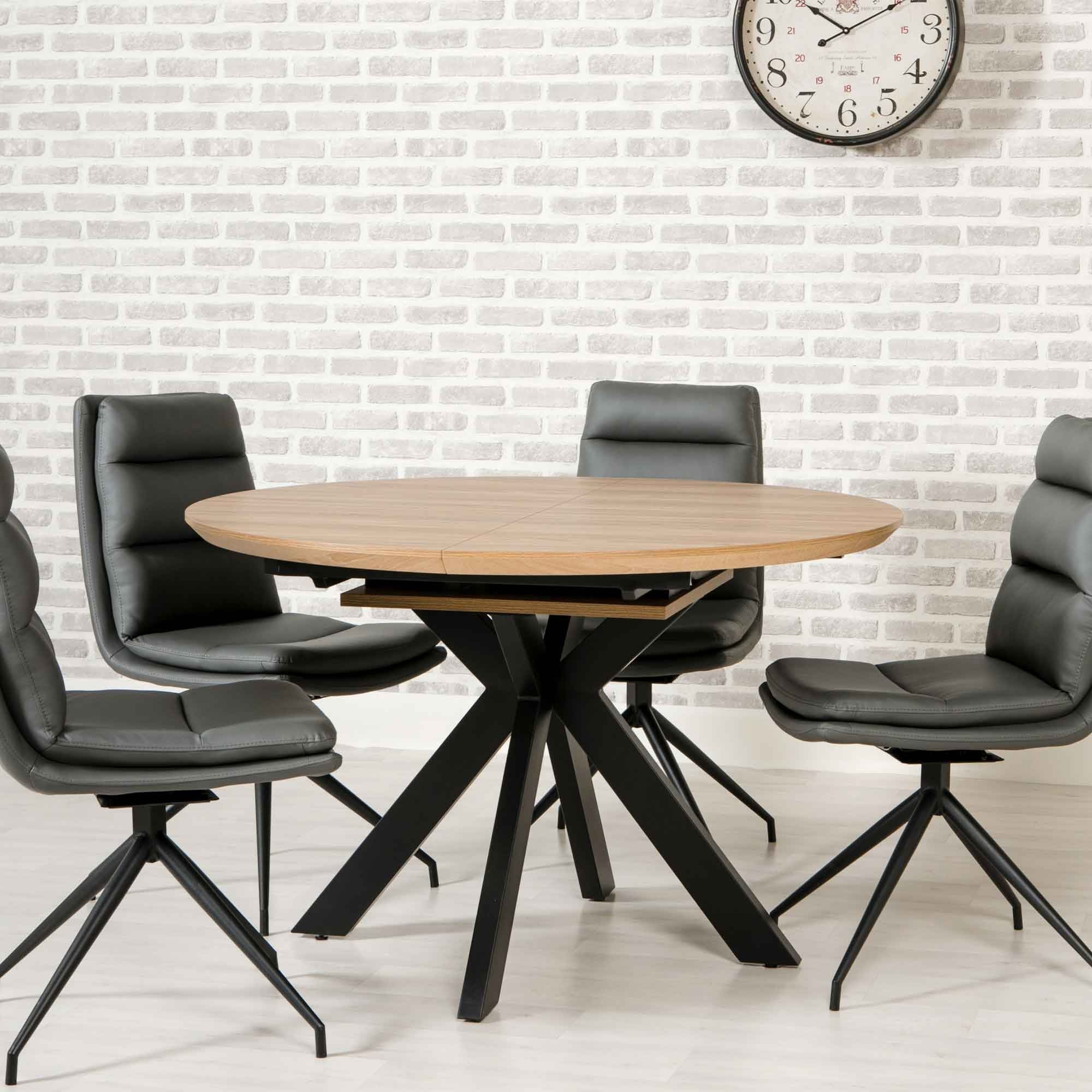 Manhattan Extending Round Dining Table