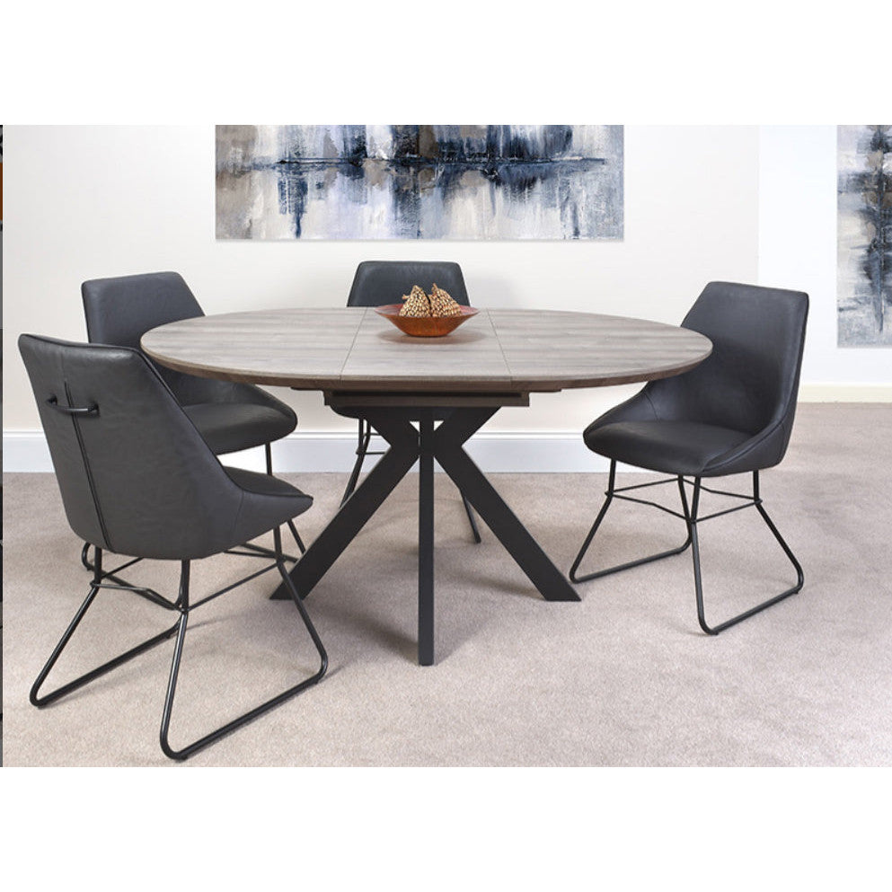 Manhattan Extending Round Dining Table