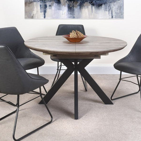 Manhattan Extending Round Dining Table