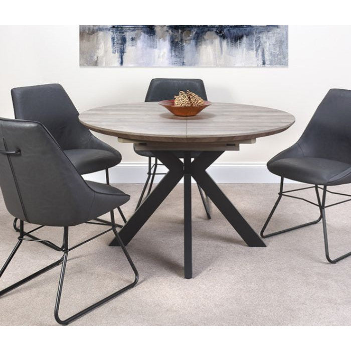 Manhattan Extending Round Dining Table