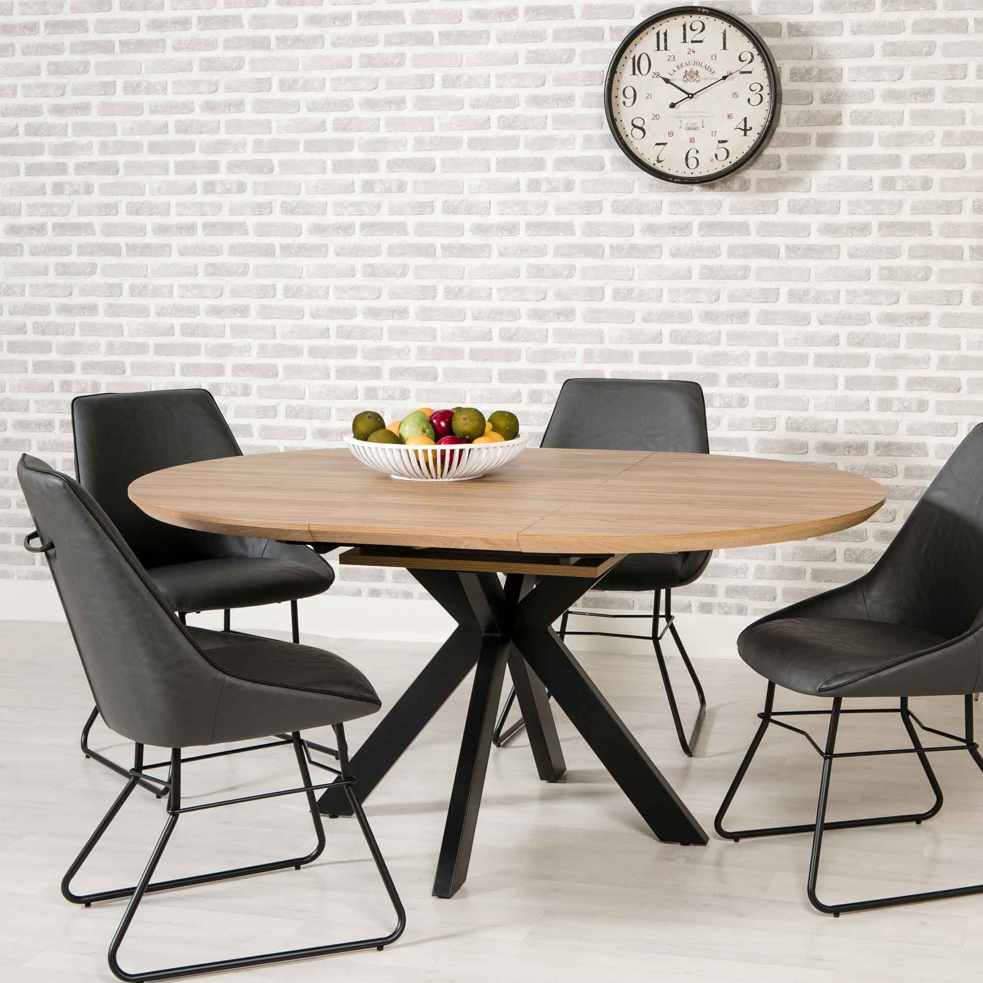Manhattan Extending Round Dining Table