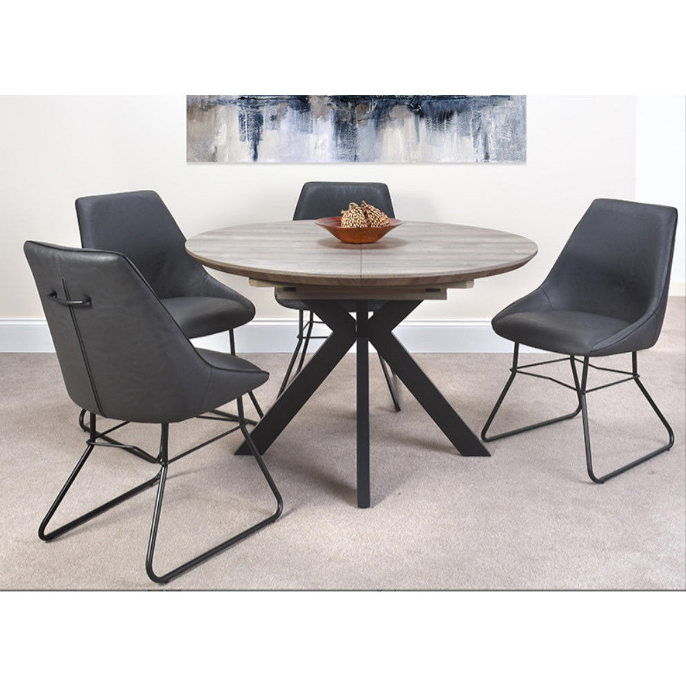 Manhattan Extending Round Dining Table