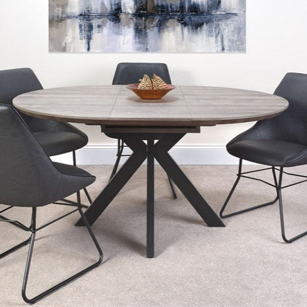 Manhattan Extending Round Dining Table