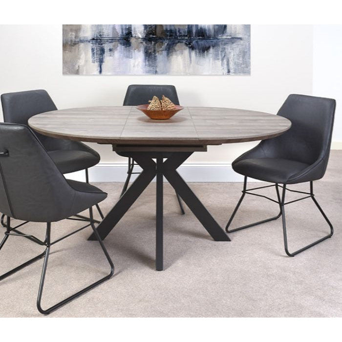 Manhattan Extending Round Dining Table