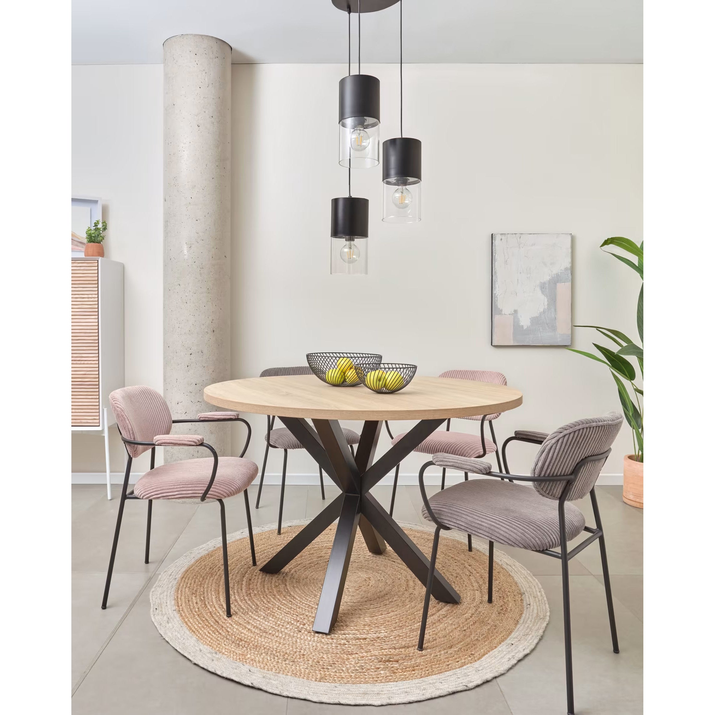 Manhattan Round 1.2 Metre Dining Table