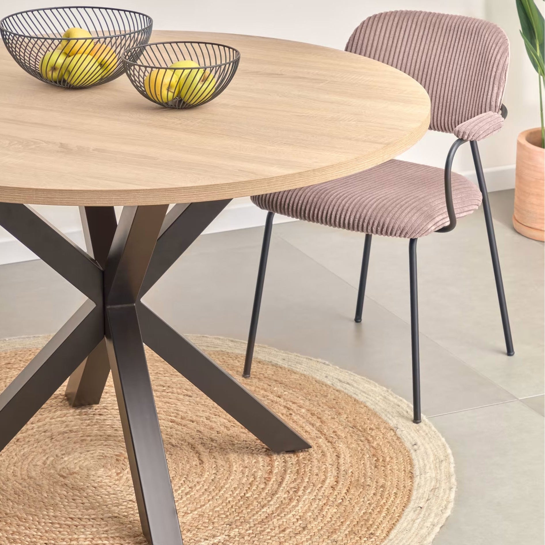 Manhattan Round 1.2 Metre Dining Table