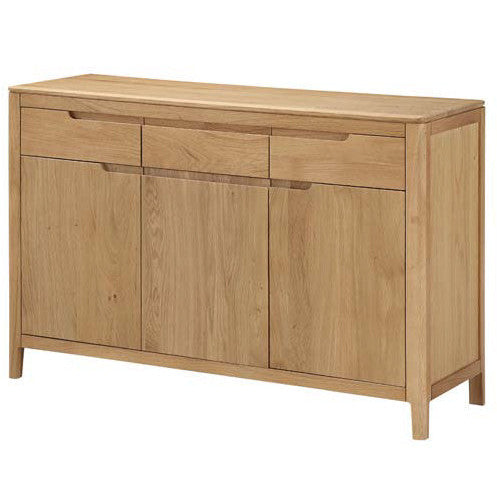 Dunmore Oak 3 Door Sideboard
