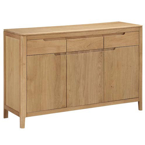 Dunmore Oak 3 Door Sideboard