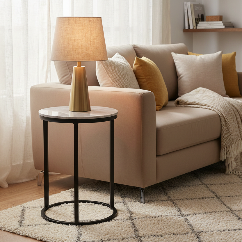 Yale Circular End Table