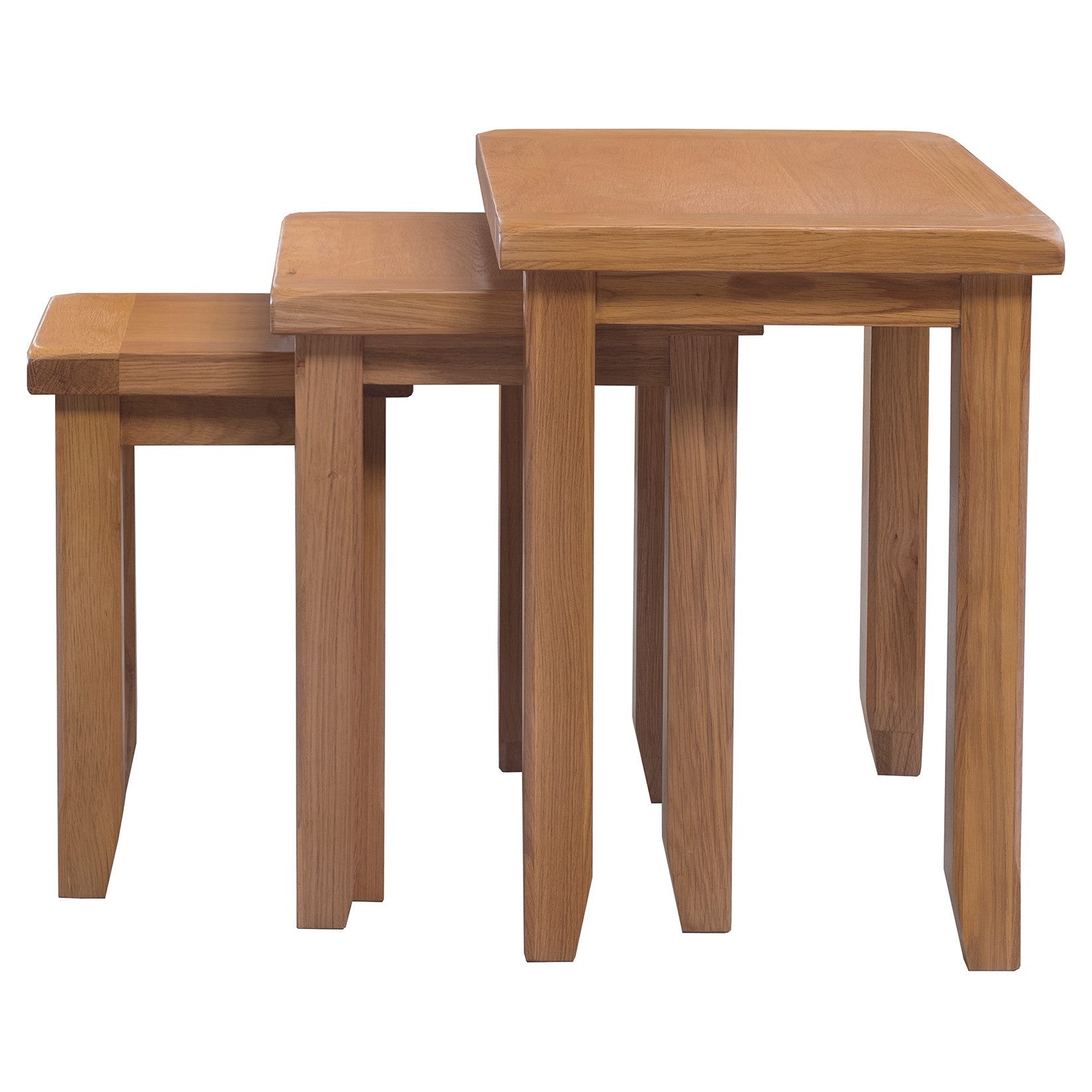 Saoirse Oak Nest of 3 Tables