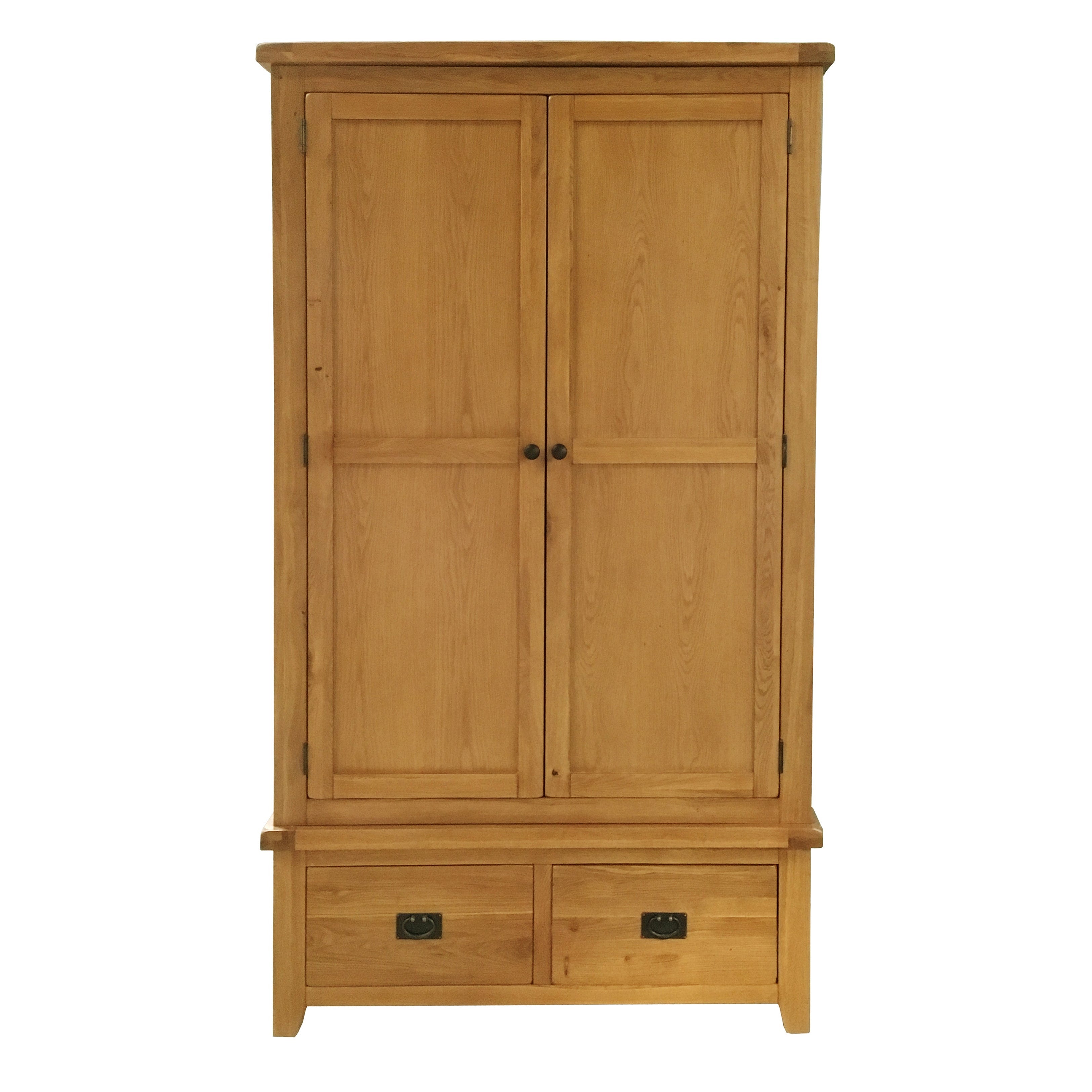 Saoirse Oak Double Wardrobe 2 Drawers