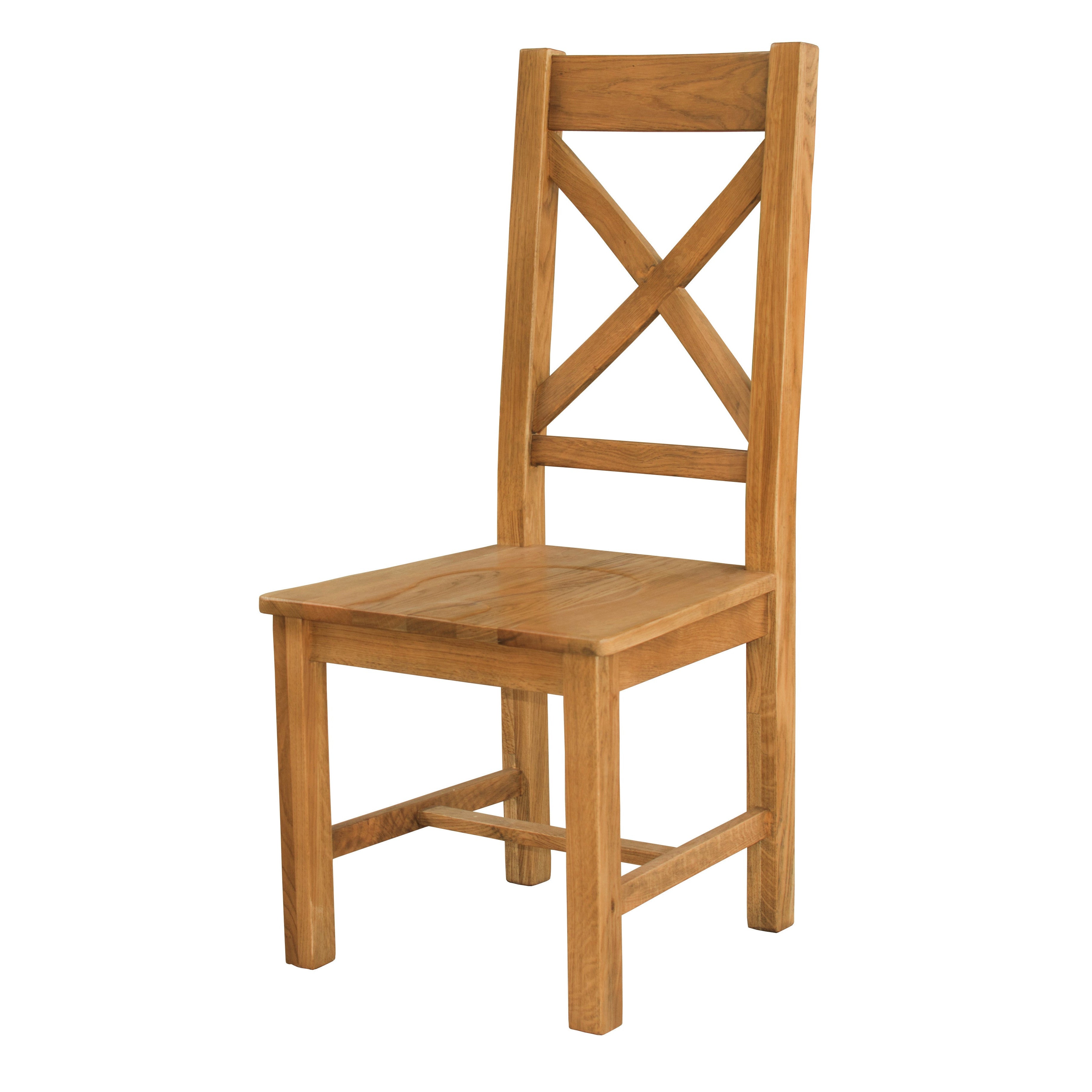 Siam X Back Oak Dining Chair