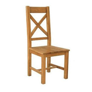 Siam X Back Oak Dining Chair