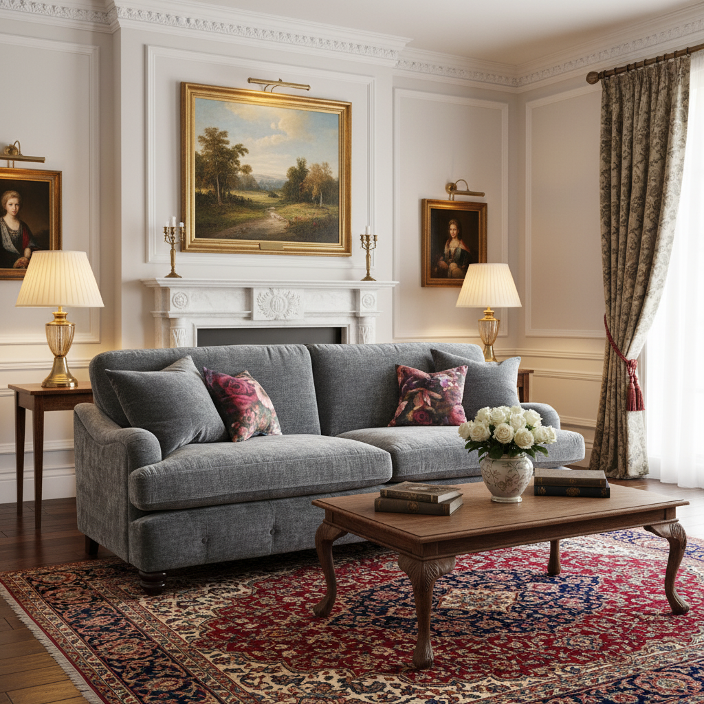 Millie Fabric 3 Seater Sofa