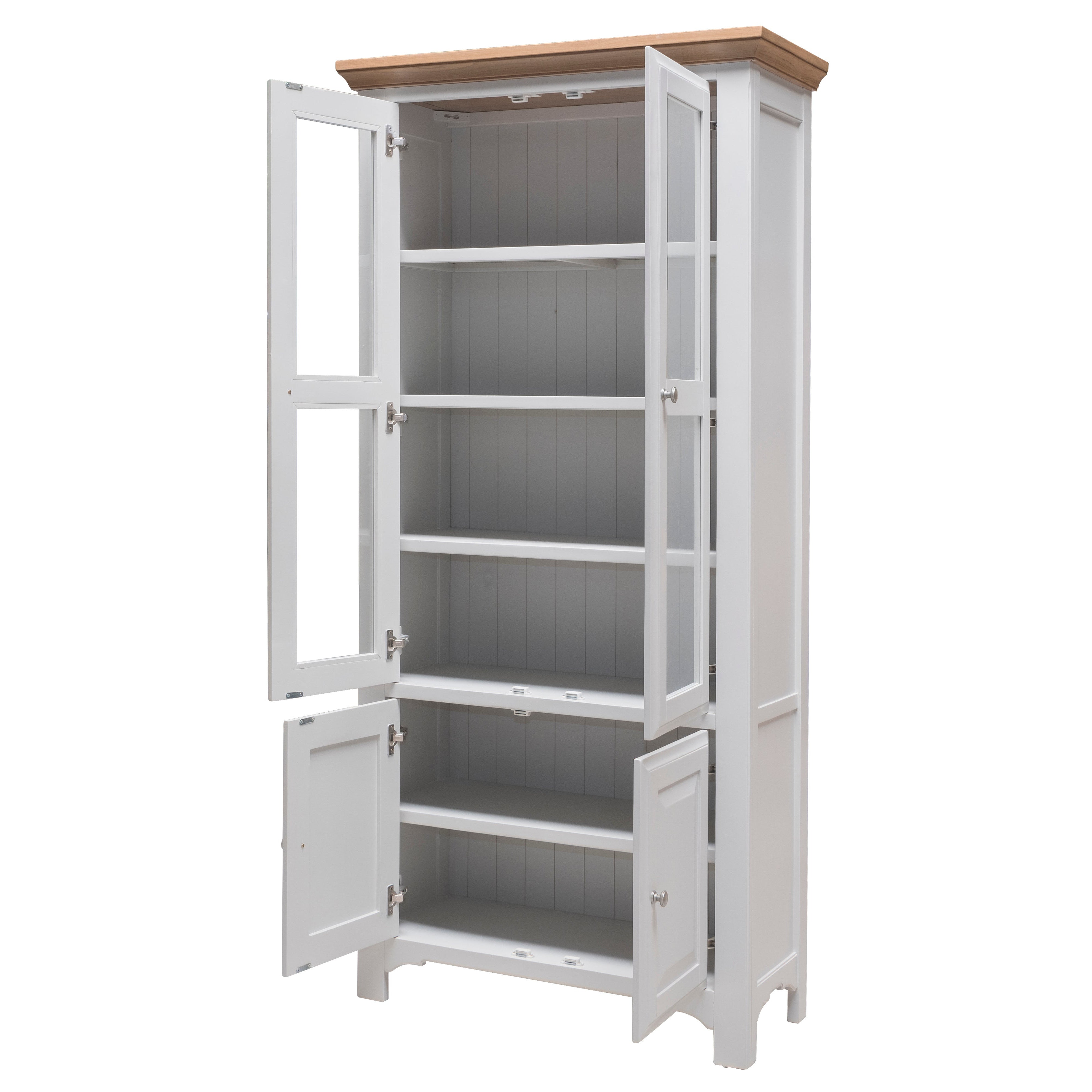 Eden Oak 2 Door Glass Display Unit