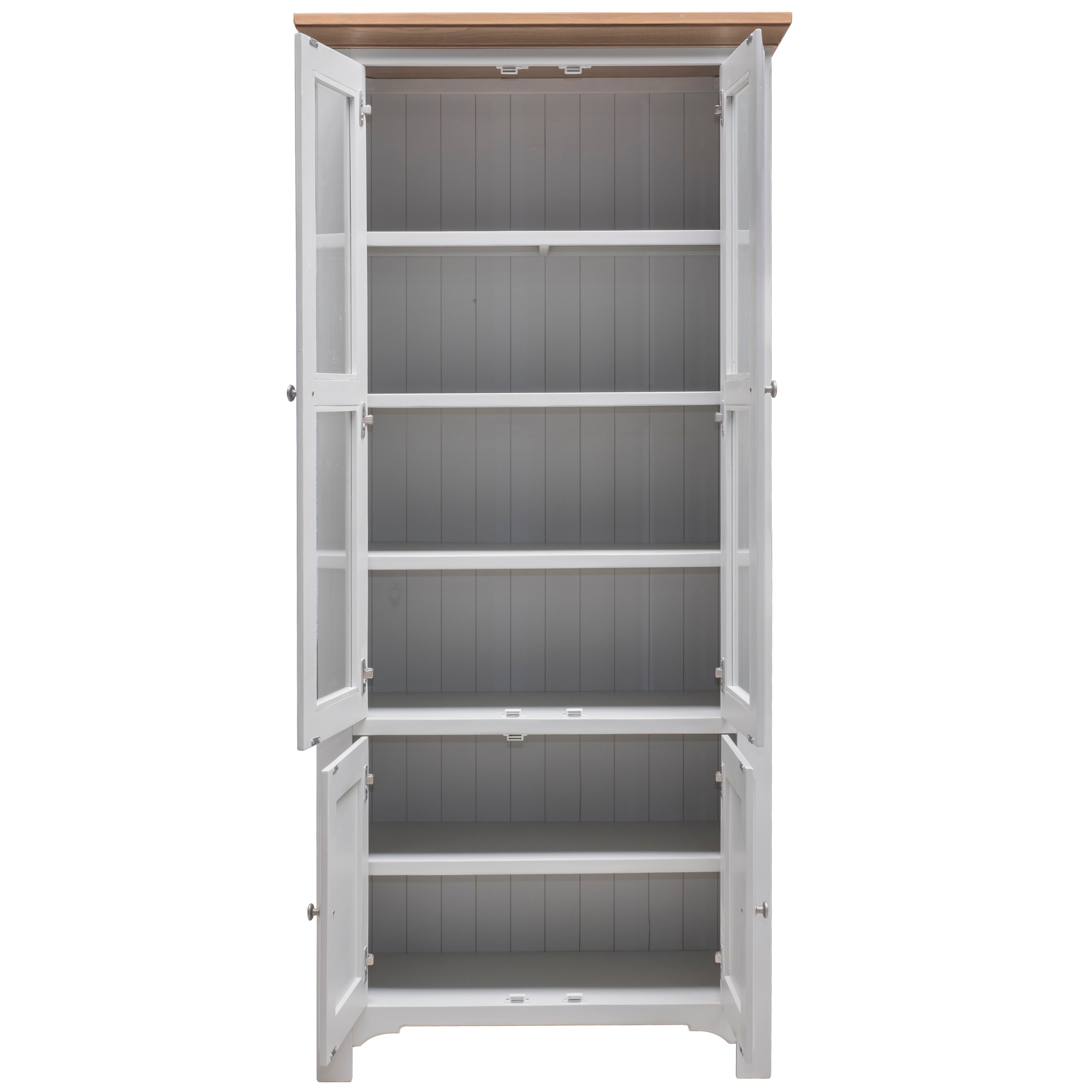 Eden Oak 2 Door Glass Display Unit
