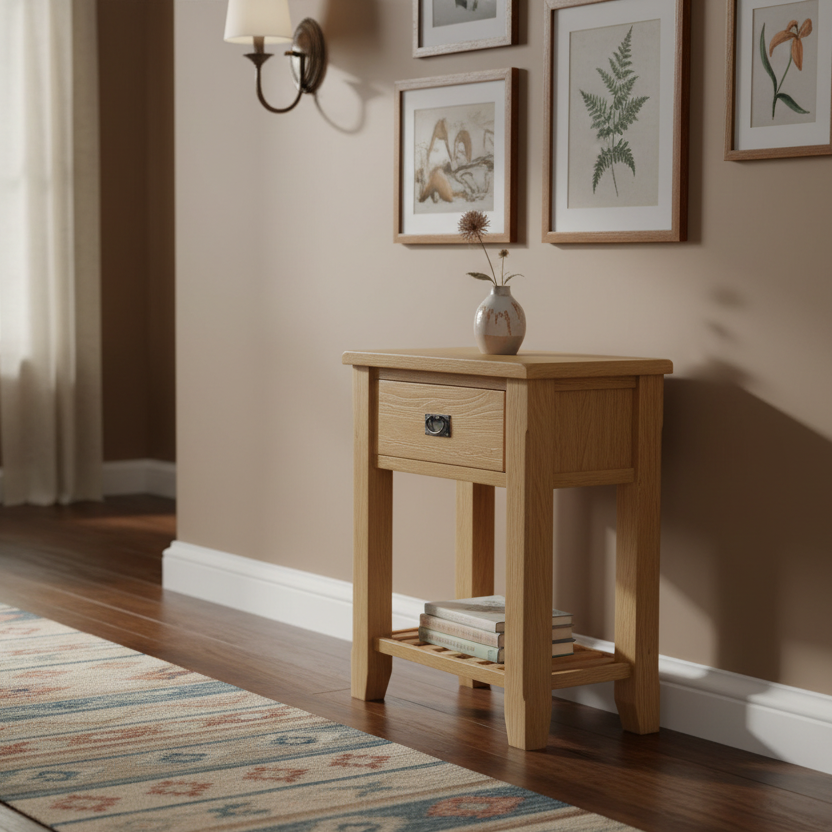 Saoirse Oak Small Console Unit