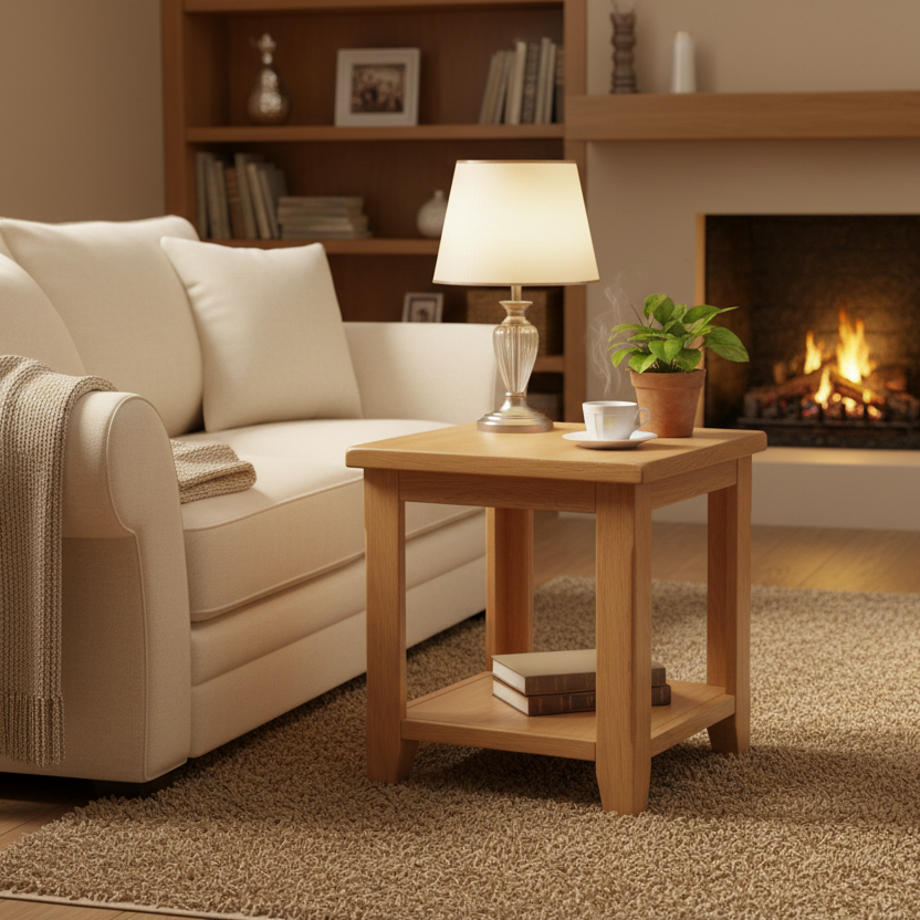 Saoirse Oak Lamp Table